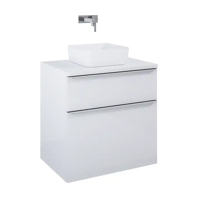 Szafka podumywalkowa LOFTY 70 2S white HG PDW ELITA RE010700028060