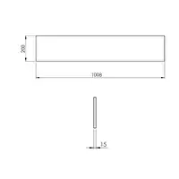 Panel ścienny marmur 100/20/1,5 stone matt ELITA RE181000017040