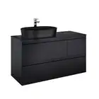 Szafka podumywalkowa SPLIT 120 3S L black matt PDW ELITA RE012006157160