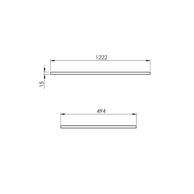 Blat marmur 120/49,4/1,5 stone matt ELITA RE051200117040