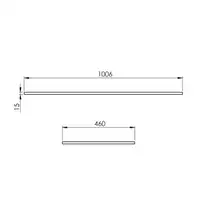 Blat marmur 100/46/1,5 stone matt ELITA RE051000017040