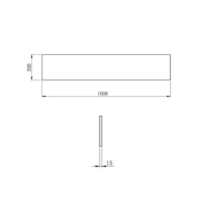 Panel ścienny marmur 100/20/1,5 navy blue matt ELITA RE181000017030