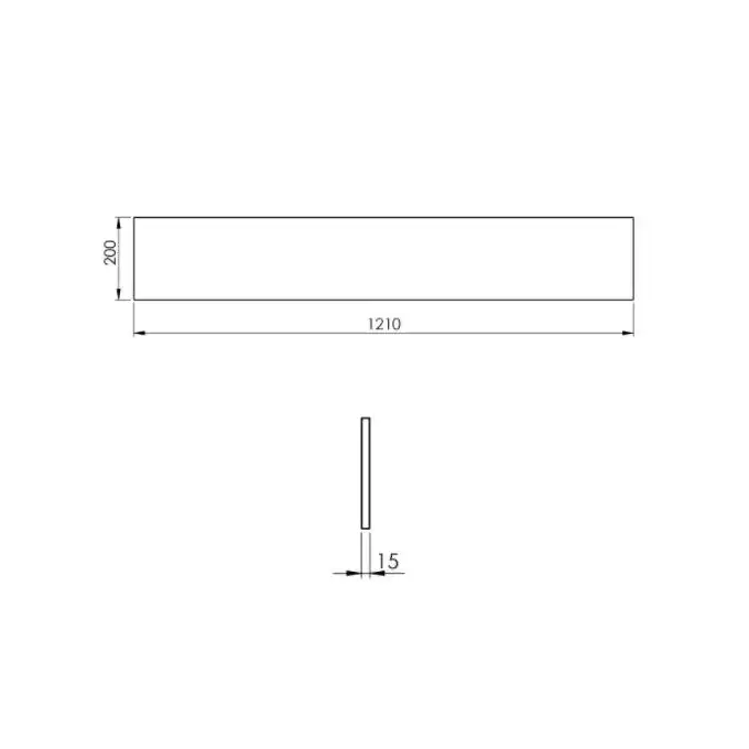 Panel ścienny marmur 120/20/1,5 stone matt ELITA RE181200017040