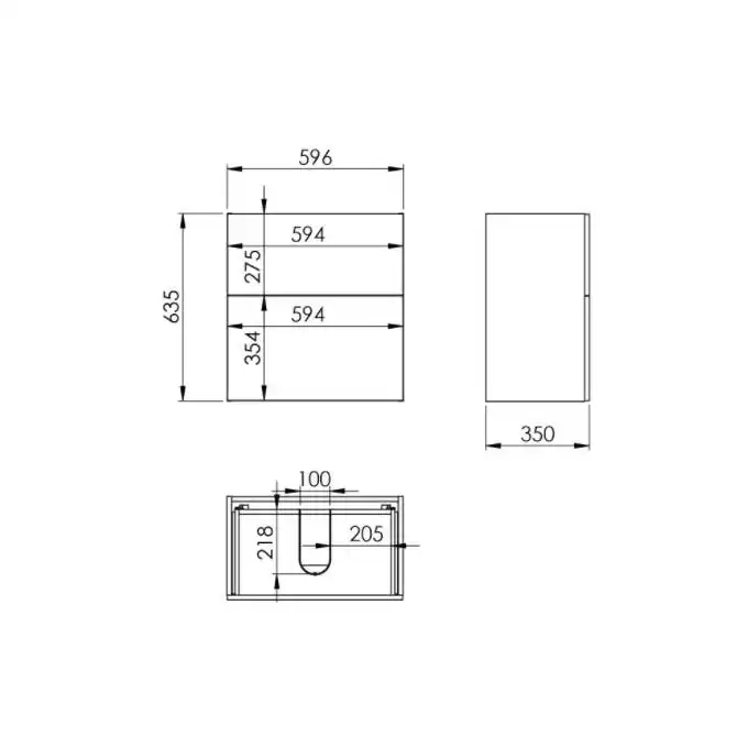 Szafka podumywalkowa KIDO 60 2S white matt PDW ELITA 168095