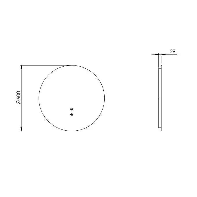 Lustro LED ROUND 60 ELITA RE067638000010