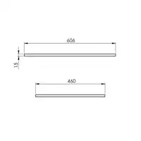 Blat marmur 60/46/1,5 stone matt ELITA RE050600017040