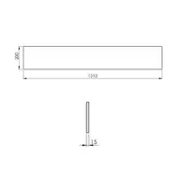 Panel ścienny marmur 120/20/1,5 stone matt ELITA RE181200017040