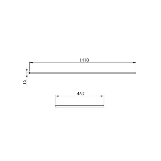 Blat marmur 140/46/1,5 white matt ELITA RE051400015290