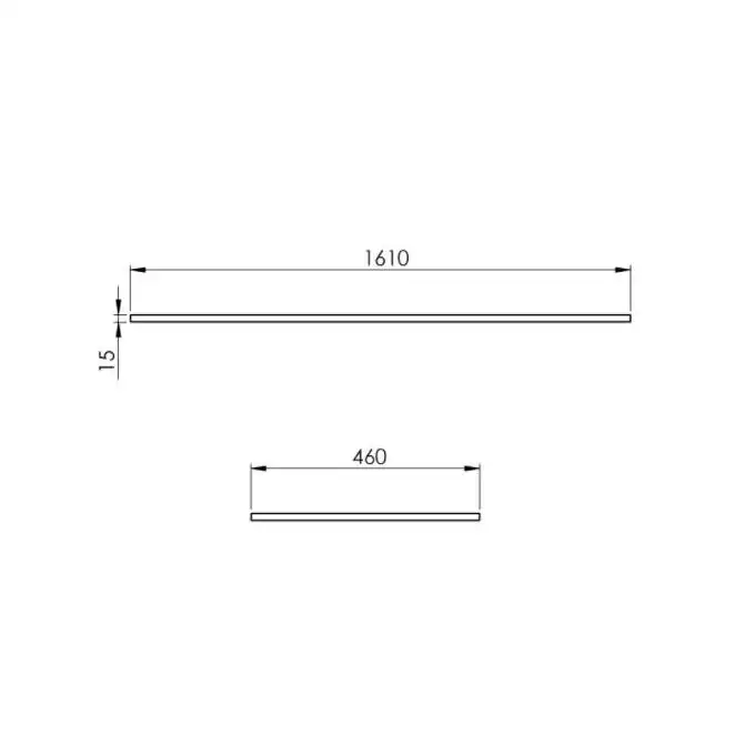 Blat marmur 160/46/1,5 stone matt ELITA RE051600017040