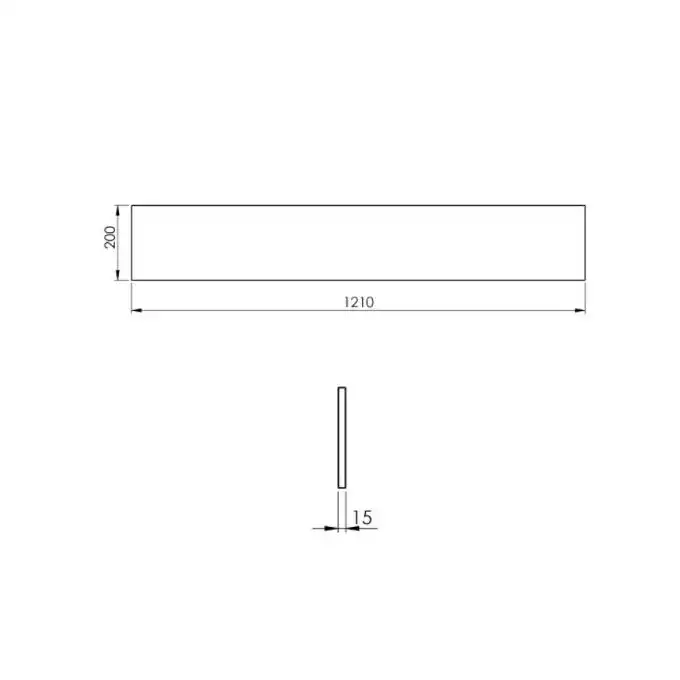 Panel ścienny marmur 120/20/1,5 fume matt ELITA RE181200017020