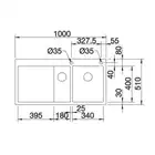 Zlewozmywak CLARON 6 S-IF Stal polerowana prawa, korek auto., InFino, PushControl BLANCO 521645