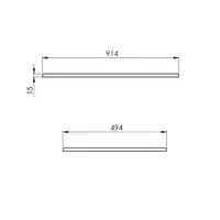 Blat marmur 90/49,4/1,5 stone matt ELITA RE050900017040