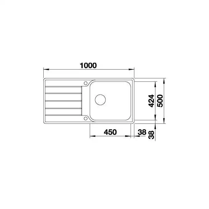 Zlewozmywak CLASSIMO XL 6 S-IF Stal polerowana odwracalny, korek auto., PushControl, InFino BLANCO 525327