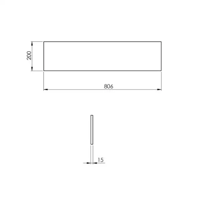 Panel ścienny marmur 80/20/1,5 stone matt ELITA RE180800017040