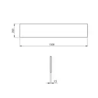 Panel ścienny marmur 100/20/1,5 forest green matt ELITA RE181000017010