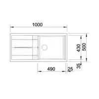 Zlewozmywak METRA XL 6 S Silgranit PuraDur Kawowy odwracalny BLANCO 515143