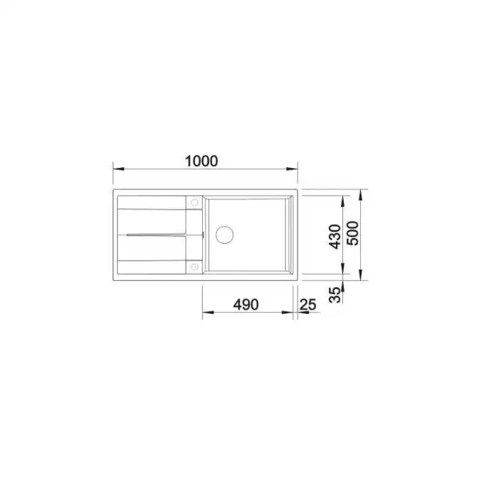 Zlewozmywak METRA XL 6 S Silgranit PuraDur Tartufo odwracalny BLANCO 517359