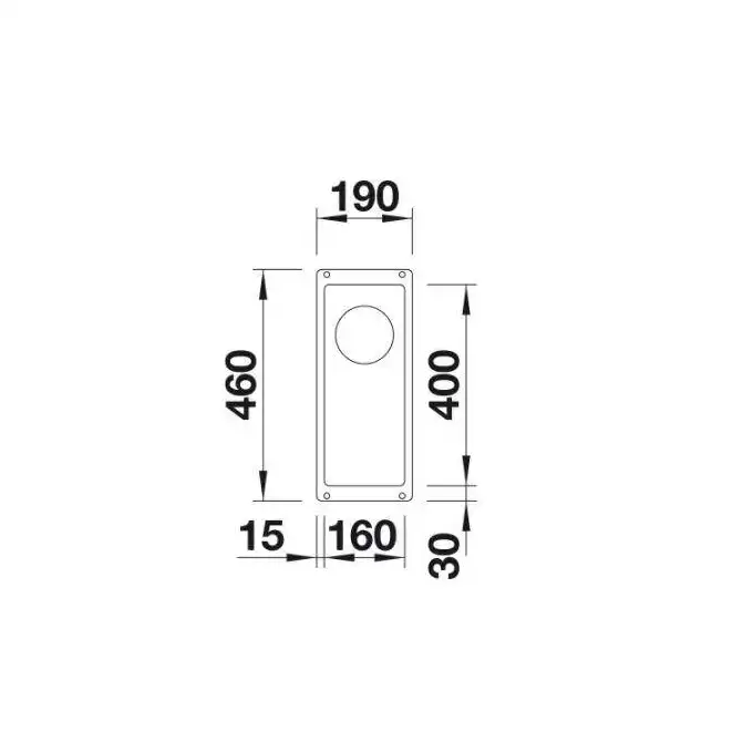 Komora SUBLINE 160-U Silgranit PuraDur Tartufo, InFino BLANCO 523403