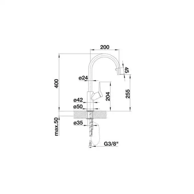 Bateria CARENA-S Chromowana BLANCO 520767