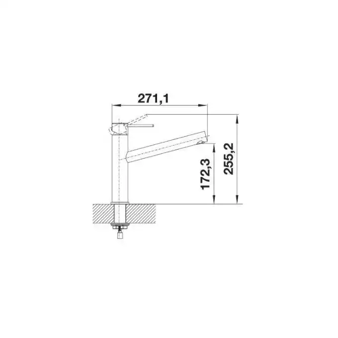 Bateria AMBIS Stal szczotkowana BLANCO 523118