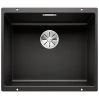 Komora SUBLINE 500-U Silgranit PuraDur Czarny InFino BLANCO 525995