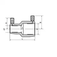 Mufa redukcyjna SG elektrooporowa do PE FI 50X40 PLASSON 491104050040