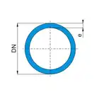 Rura KACZMAREK 3121448760 PE HD 100 FI 50/3,0 PN10 SDR17 - niebieska 100m 