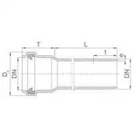 Rura PVC kanalizacyjna FI110/ 3,2 - L 2000 LITA KACZMAREK 032041L200 / 032043L200