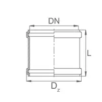 Mufa kanalizacyjna FI315 PCV KACZMAREK 0701293300