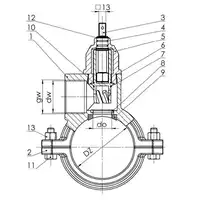 Nawiertka PCV/PE FI110/40 ANWOD AN007 / AN-110-40