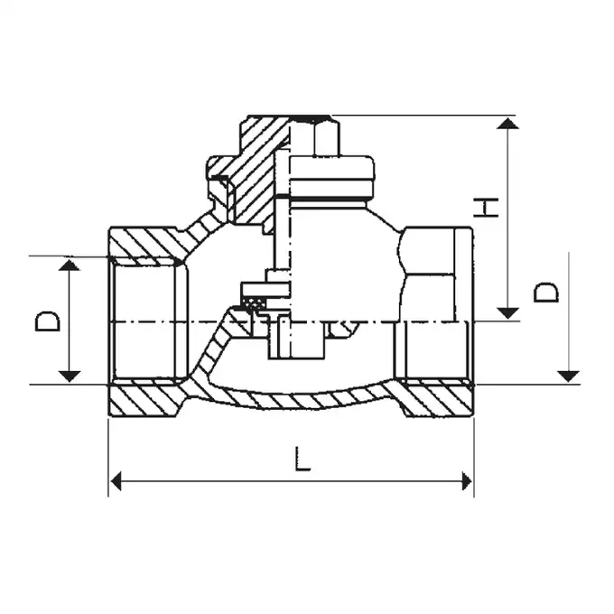 Zawór zwrotny FIG. 3003 FI 32 KFA 192-010-32