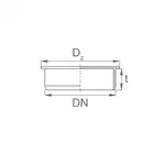 Korek kanalizacyjny FI160 PP KACZMAREK 0741233300