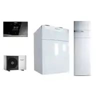 Pakiet z pompą ciepła aroTHERM split VWL 75/5AS + Centrala grzewcza VWL78/5IS + Regulator pogodowy VRC 720 + System wentylacji VAR 360/4E VAILLANT 0010044169