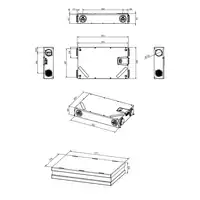 Rekuperator sufitowy/naścienny D150 COMPACT VASCO 11VE00048