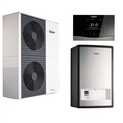 Pakiet z pompą ciepła aroTHERM plus monoblok VWL 125/6A + Moduł naścienny MEH 97/6 + Regulator pogodowy VRC 720 VAILLANT 0010044188