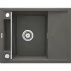 Zlewozmywak MAGNETIC antracyt met. granit 1-kom. Z/KO 640X500X219, 3,5&quot; + osprzęt SPACE SAVER DEANTE ZRM_T11A