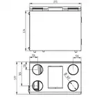 Rekuperator 415V HI-TECH z wymiennikiem entalpicznym WANAS RE-415 V HI_E