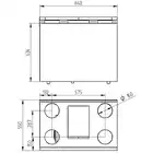 Rekuperator 355 V_XF WANAS RE-355 V_XF