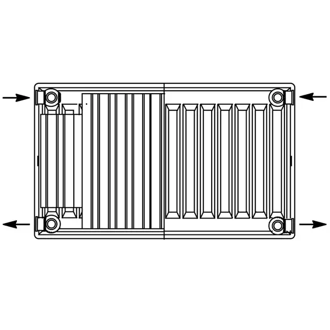 Grzejnik Perfexim PERFEKT 82-111-6008-000 11C 600x800 mm kompaktowy