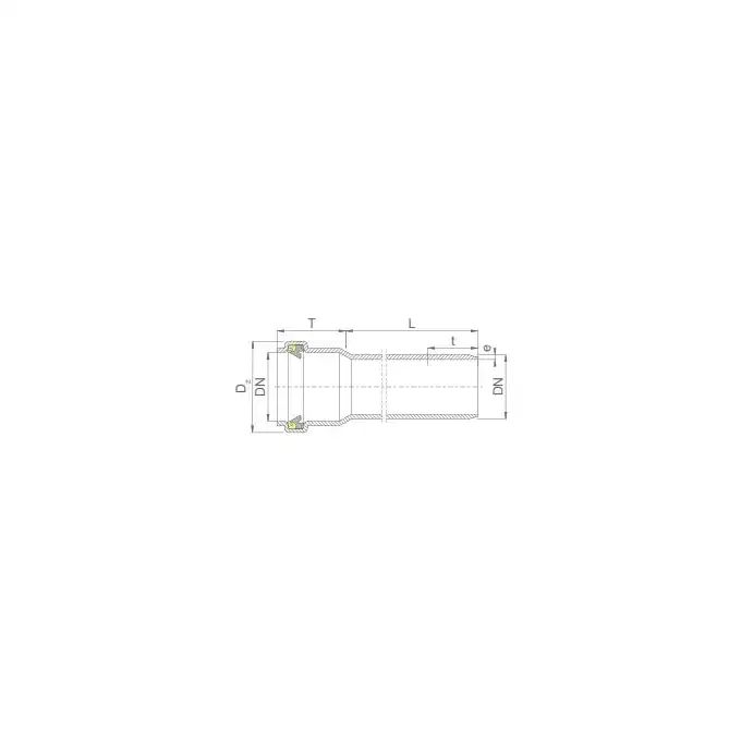 Rura kanalizacyjna PCV KACZMAREK 032743L300 FI250/ 7,3 - L 3000 LITA DIN LOCK K-U21