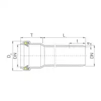 Rura kanalizacyjna PCV KACZMAREK 032743L300 FI250/ 7,3 - L 3000 LITA DIN LOCK K-U21