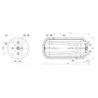 Wymiennik C.W.U. Elektromet 203-12-200 poziomy, z podwójną wężownicą WGJ-G 120L 