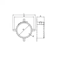 Kołnierz Niczuk NKE110 Nipro ECG 110 mm