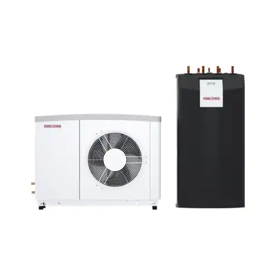 Zestaw inwerterowej pompy ciepła P/W (c.o., c.w.u., chł.) STIEBEL ELTRON 204268 z wieżą hydrauliczną HSBB 180 Plus