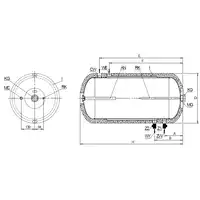 Wymiennik c.w.u. ELEKTROMET WGJ-250L 223-25-000 poziomy dwupłaszczyznowy