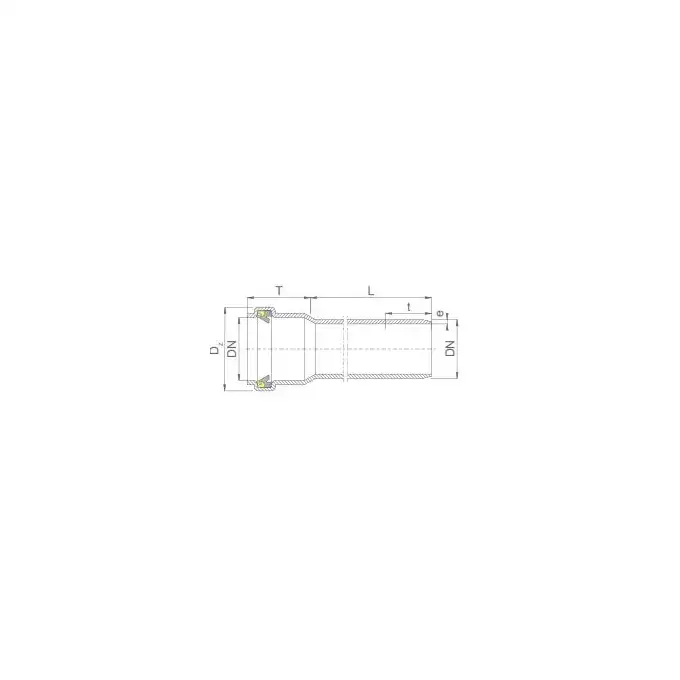 Rura kanalizacyjna PCV Kaczmarek 032543L300 FI200/ 5,9 - L 3000 LITA DIN LOCK 