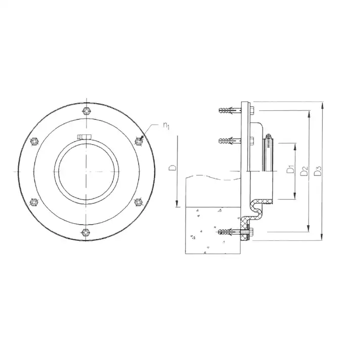 Przejście szczelne Integra WGC średnica rury 80 mm zakres stosowania 88-94 mm