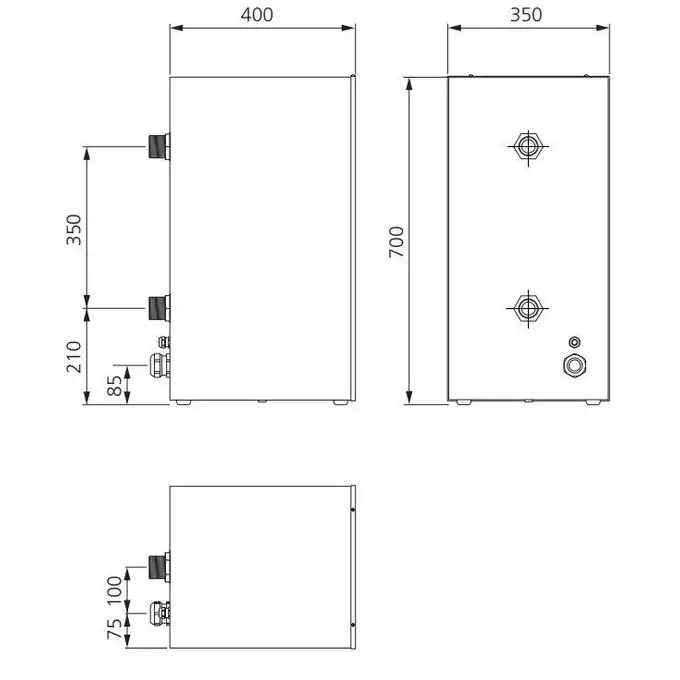 Kocioł elektryczny o mocy 42 kW ELK 42 NIBE 067075