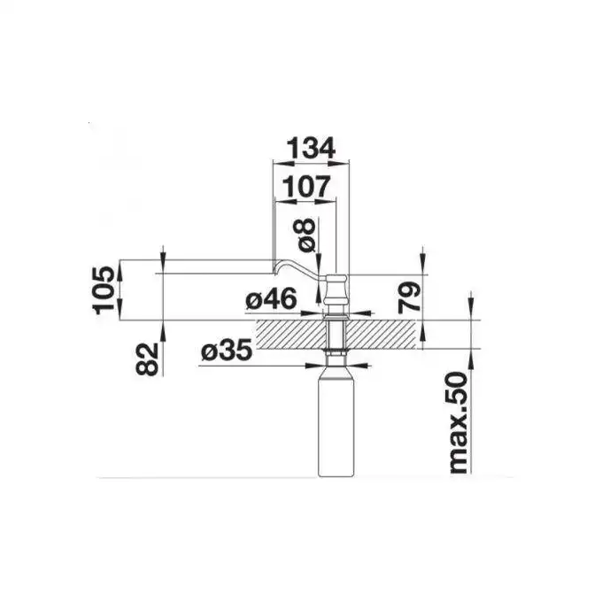 VICUS - dozownik chrom BLANCO 524290