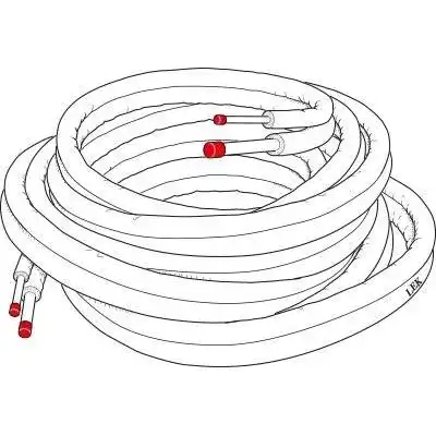 Rura podłączeniowa do AMS 10-6 (12m) Rura 12 SPLIT 6kW NIBE 067591